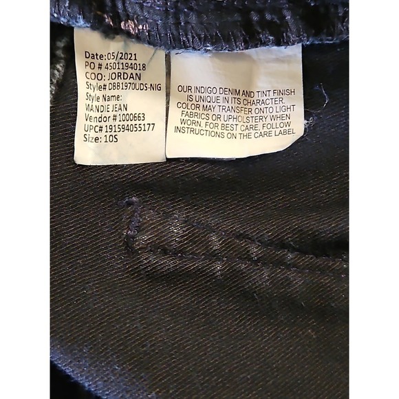 Bandolino Women's Mandie Jeans Sz 10 Short - Picture 6 of 7